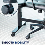 Retrofit Height Adjustable Footrest for Office Chair Holds