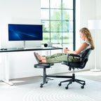 Retrofit Height Adjustable Footrest for Office Chair Holds