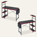 Reversible Corner Gaming Desk with RGB LED