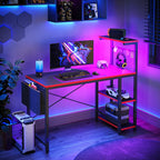Reversible Corner Gaming Desk with RGB LED