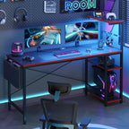 Corner Desk with Power Outlets Large Computer