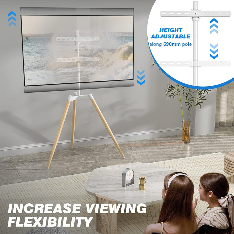 Easel TV Stand for 32-65 Inch LED LCD