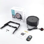 RGB 36 LED Stage Lights with Bag 72W (4 Pack)