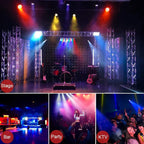 RGB 36 LED Stage Lights with Bag 72W (4 Pack)