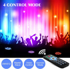 RGB 36 LED Stage Lights with Bag 72W (4 Pack)