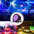 RGB 36 LED Stage Lights with Bag 72W (4 Pack)