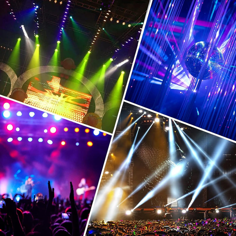 RGB 36 LED Stage Lights with Bag 72W (4 Pack)