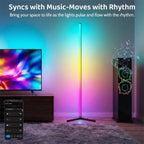 Floor Lamp LED Corner Smart with Music Sync
