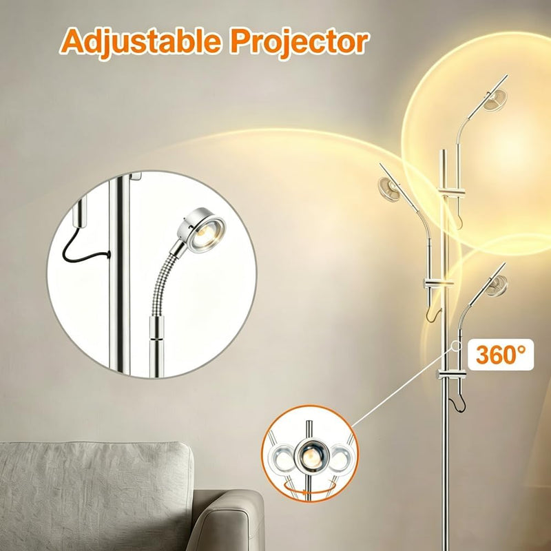 RGB Halo Projector Floor Lamp 3000K LED