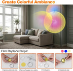 RGB Halo Projector Floor Lamp 3000K LED