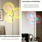 RGB Halo Projector Floor Lamp 3000K LED