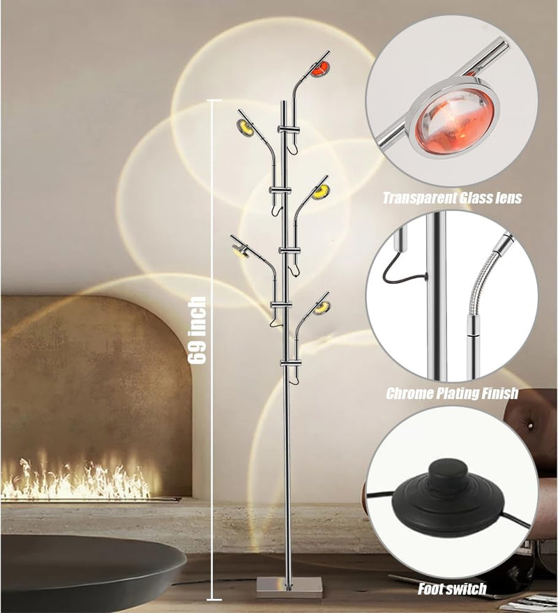 RGB Halo Projector Floor Lamp 3000K LED