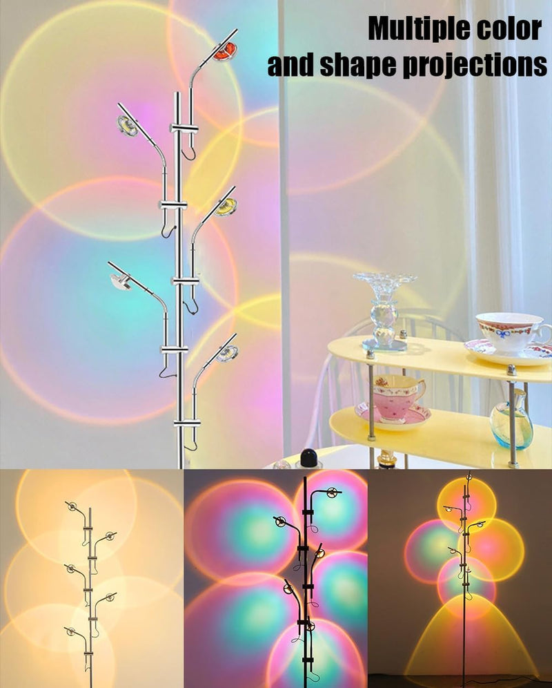 RGB Halo Projector Floor Lamp 3000K LED