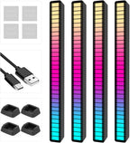 RGB Rechargeable Sound Control Light Voice-Activated Pickup (4Pack)