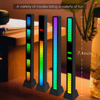 RGB Rechargeable Sound Control Light Voice-Activated Pickup (4Pack)