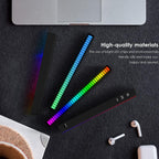 RGB Rechargeable Sound Control Light Voice-Activated Pickup (4Pack)