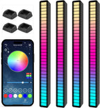 RGB Rechargeable Sound Control Light Voice-Activated Pickup (4Pack)