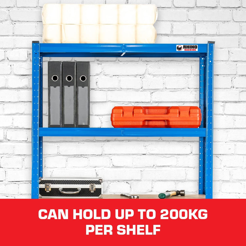 2 Bays 5 Tier Heavy-Duty Industrial Storage