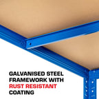 Rhino Racking 2 Bays 5 Tier Heavy-Duty Industrial