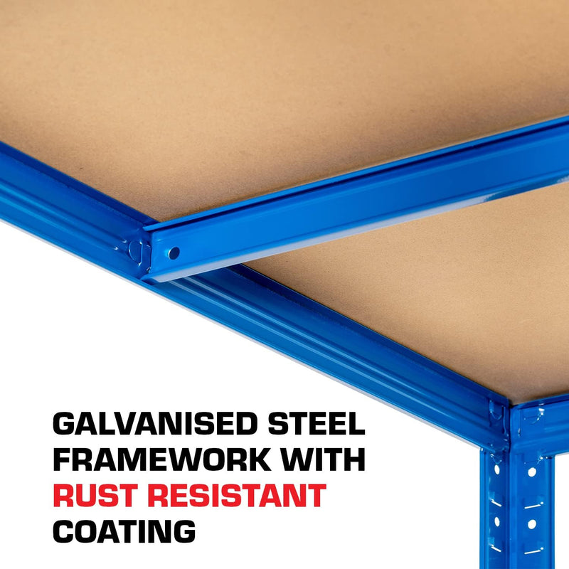 2 Bays 5 Tier Heavy-Duty Industrial Storage
