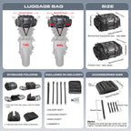 Rhinowalk Motorcycle Travel Luggage Tail Bag Waterproof All