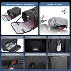 Rhinowalk Motorcycle Travel Luggage Tail Bag Waterproof All