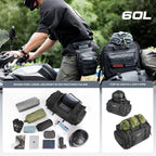 Rhinowalk Motorcycle Travel Luggage Tail Bag Waterproof All
