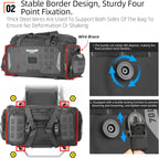 Rhinowalk Motorcycle Travel Luggage Tail Bag Waterproof All