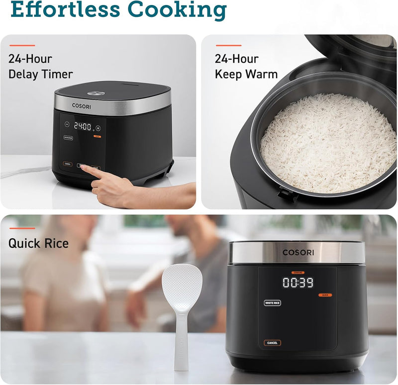 Rice Cooker 5L 10 Cups Ceramic Coated Inner