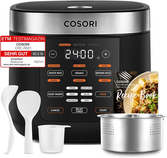 Rice Cooker 5L 10 Cups Ceramic Coated Inner