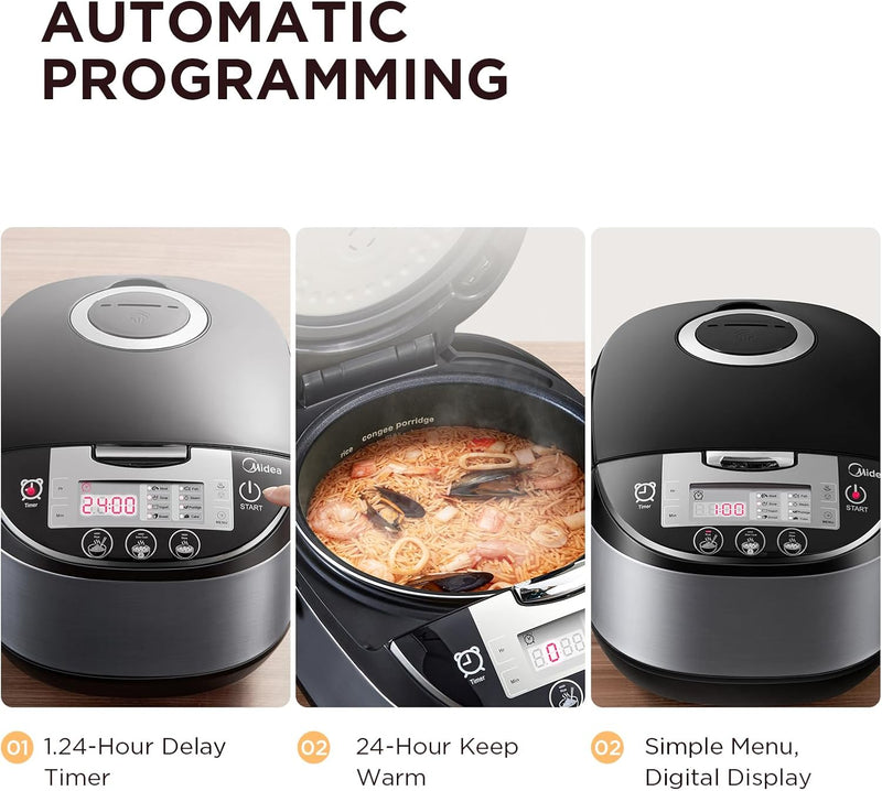 Rice Cooker 5L 10 Cup 11-In-1 Multifunction