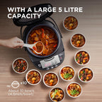 Rice Cooker with Steamer 10 Cup 5 Litre