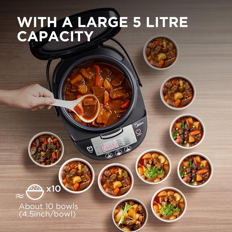 Rice Cooker 5L 10 Cup 11-In-1 Multifunction