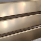 Richmond Brushed Brass Electric Heated Towel Rail 400MM