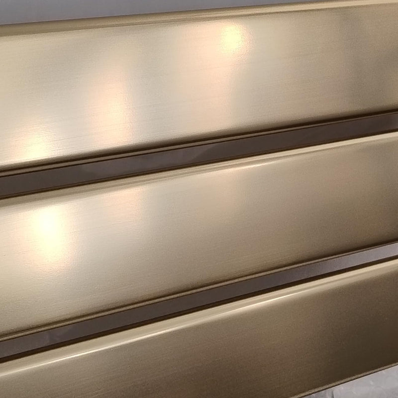Richmond Brushed Brass Electric Heated Towel Rail 400MM