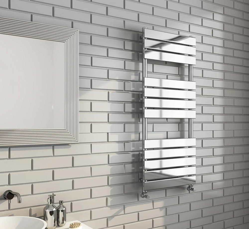 Richmond Heated Towel Rail Brushed Brass 500MM W