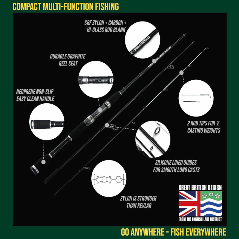 Rigged and Ready Smuggler Series Travel Fishing Rods