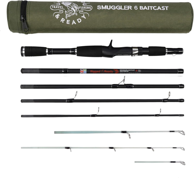 Rigged and Ready Smuggler Series Travel Fishing Rods