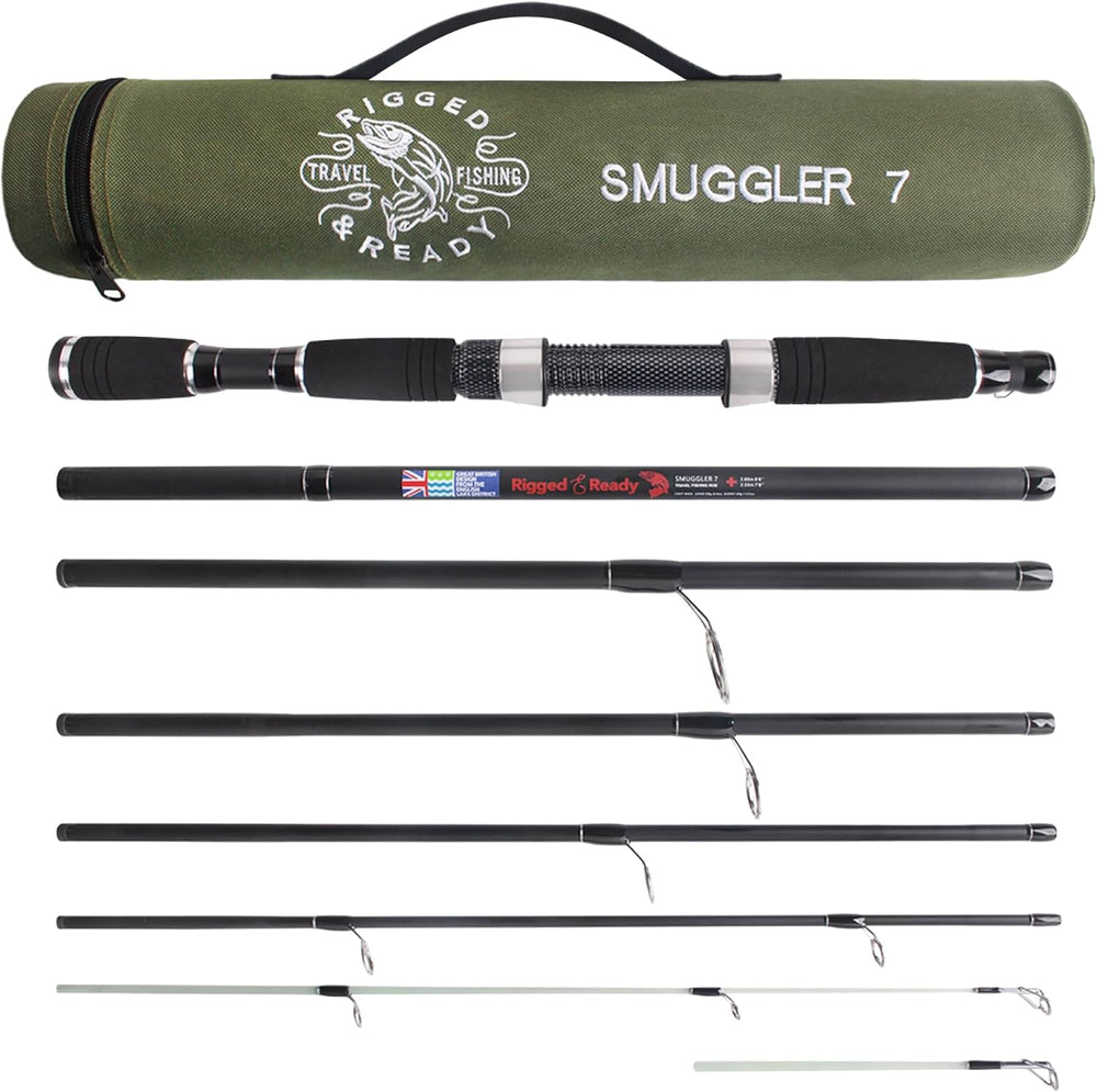 Rigged and Ready Smuggler Series Travel Fishing Rods.