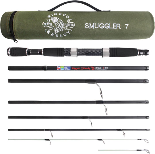 Rigged and Ready Smuggler Series Travel Fishing Rods.