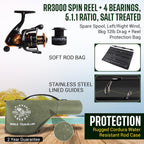 Rigged and Ready Smuggler Series Travel Fishing Rods.