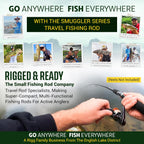 Rigged and Ready Smuggler Series Travel Fishing Rods.