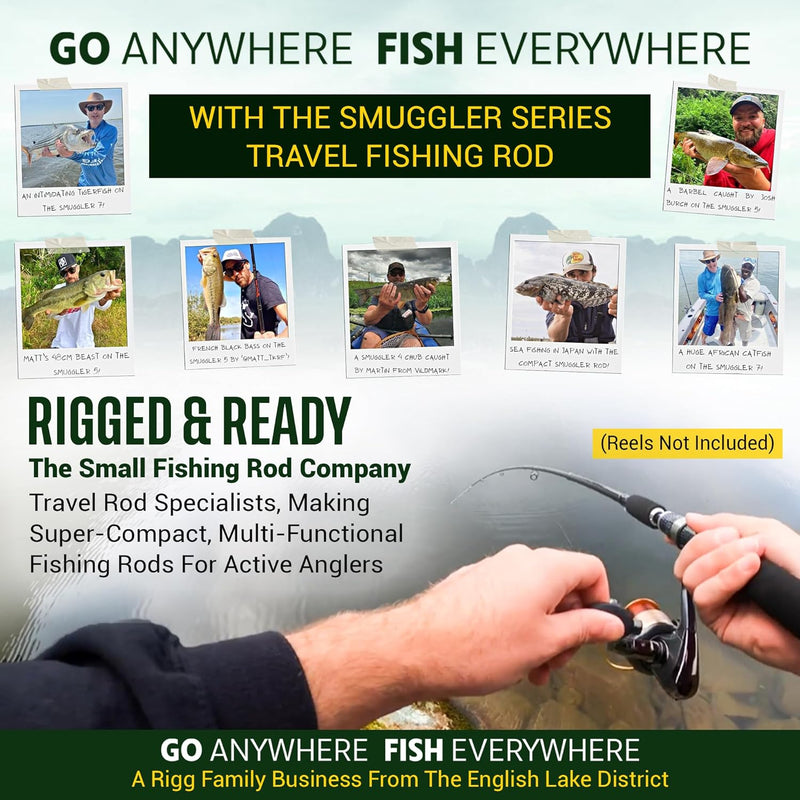 Rigged and Ready Smuggler Series Travel Fishing Rods