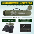 Rigged and Ready Smuggler Series Travel Fishing Rods.