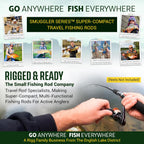 Rigged and Ready Smuggler Series Travel Fishing Rods.