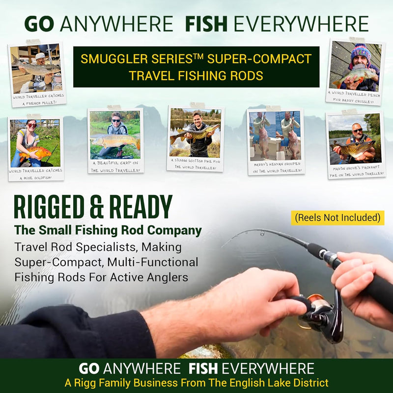 Rigged and Ready Smuggler Series Travel Fishing Rods