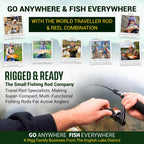 Rigged and Ready Smuggler Series Travel Fishing Rods.