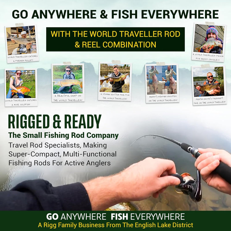 Rigged and Ready Smuggler Series Travel Fishing Rods