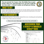 Rigged and Ready Smuggler Series Travel Fishing Rods.