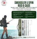 Rigged and Ready Smuggler Series Travel Fishing Rods